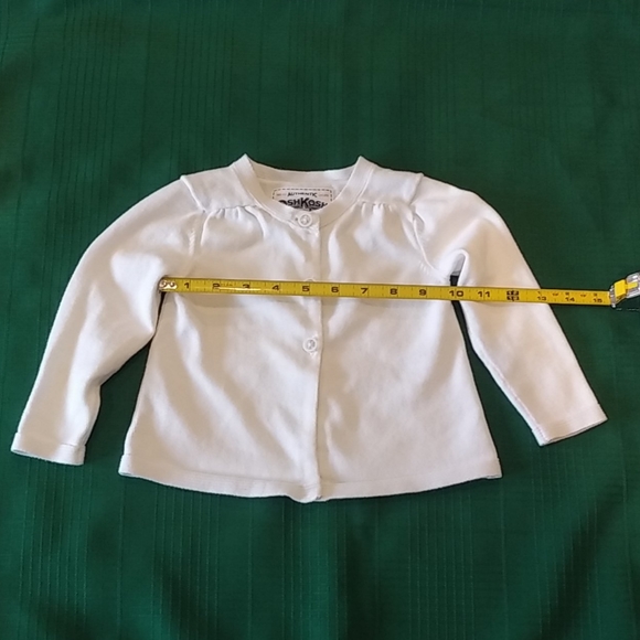 Oshkosh White Button Up Sweater - Picture 3 of 7
